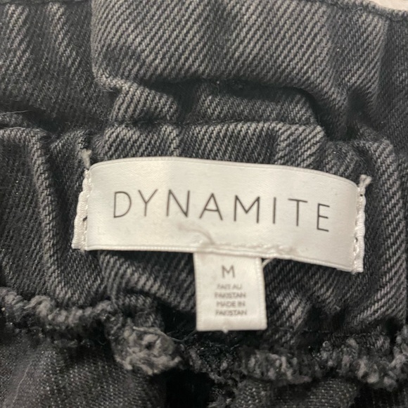 Dynamite Paperbag Denim Shorts - Picture 7 of 7